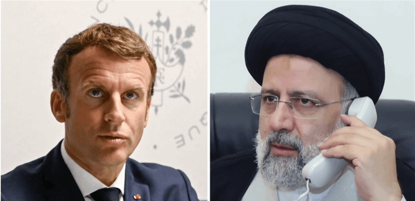 بشأن الوضع في جنوب لبنان... ماذا أبلغ ماكرون الرئيس الإيرانيّ؟
