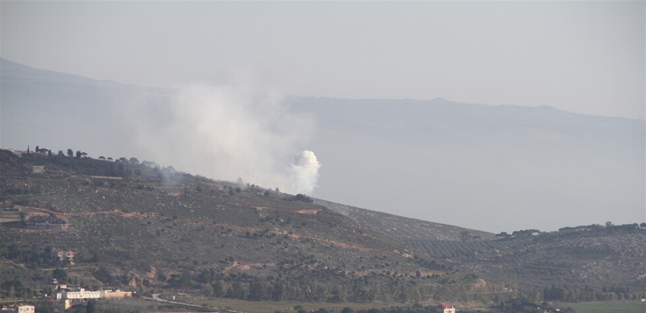 مستجدات الجبهة الجنوبية: قصف اسرائيلي وتمشيط كفركلا بالأسلحة الرشاشة