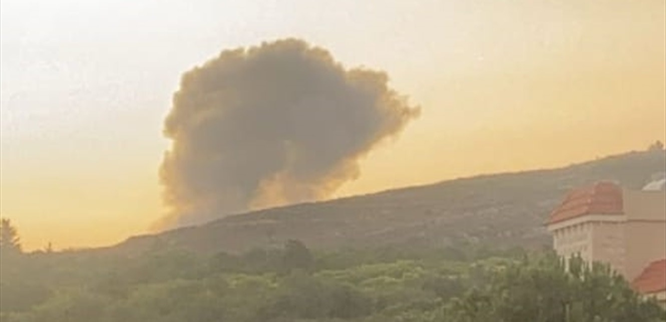 غارة دمرت منزل الشهيد حسن فقيه في جويا