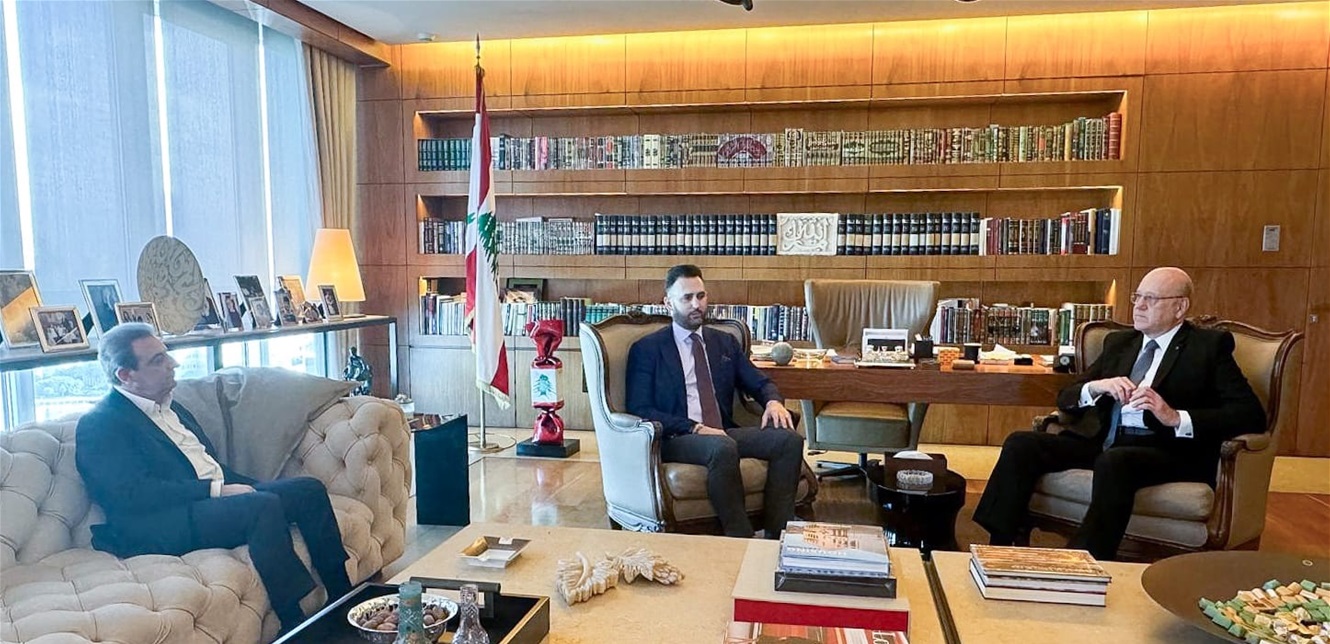 ميقاتي استقبل جنبلاط وتلقى برقيات تهنئة بالإستقلال من البابا فرنسيس وملكيّ الأردن وبريطانيا