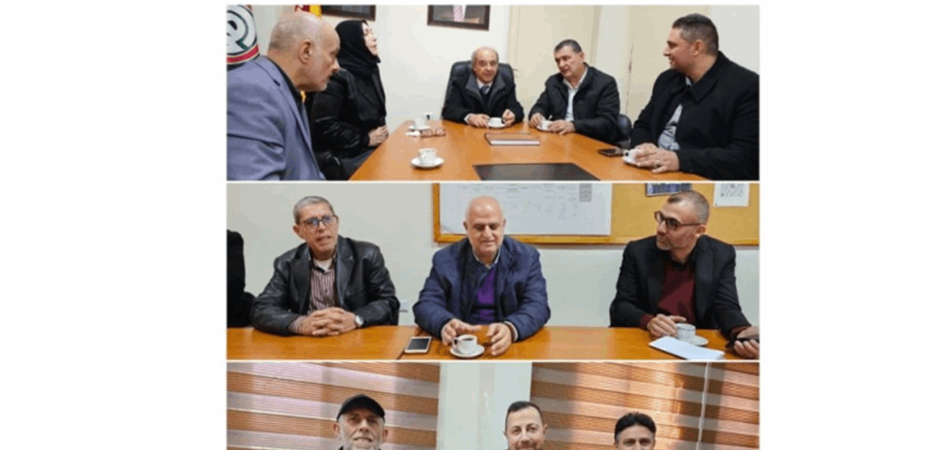 كلاس جال في المقر العام لكشافة واذاعة الرسالة متفقدا