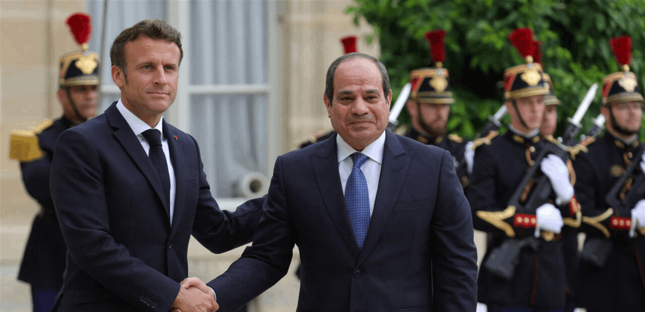 بشأن دعم الجيش ووقف إطلاق النار في لبنان.. هذا ما قاله السيسي وماكرون