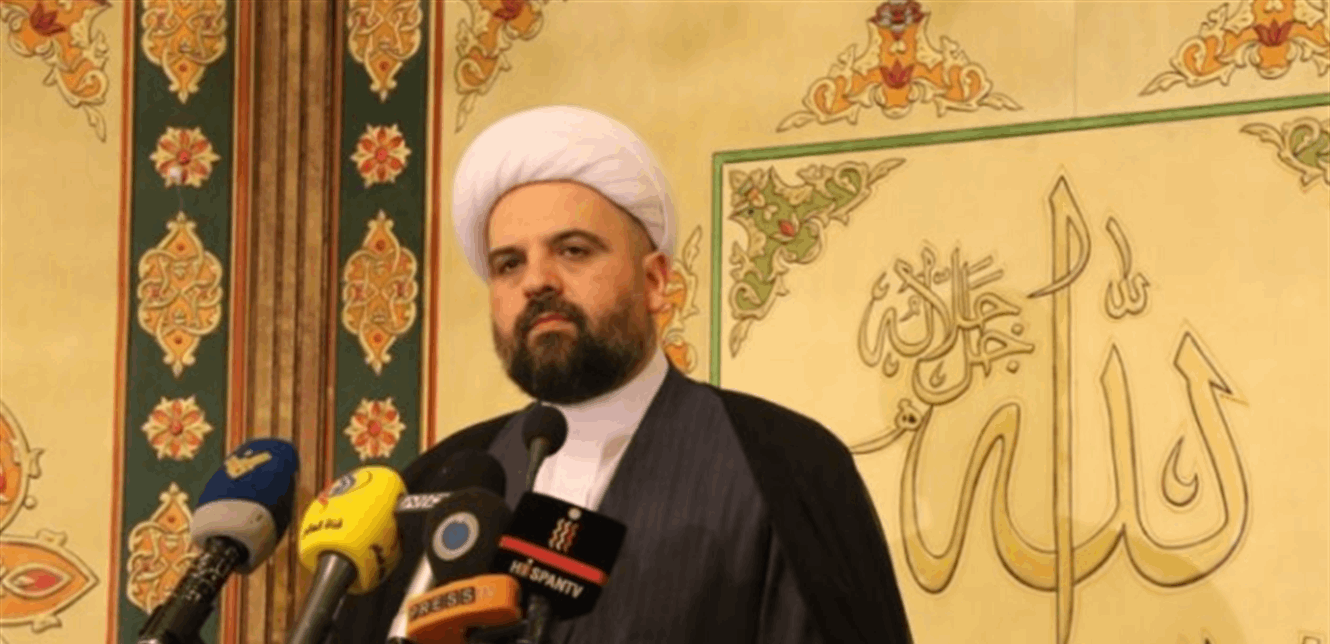 المفتي قبلان: الخطأ بموضوع سلاح المقاومة أكبر من لبنان والمنطقة ولم يعد لدينا شيء نخسره