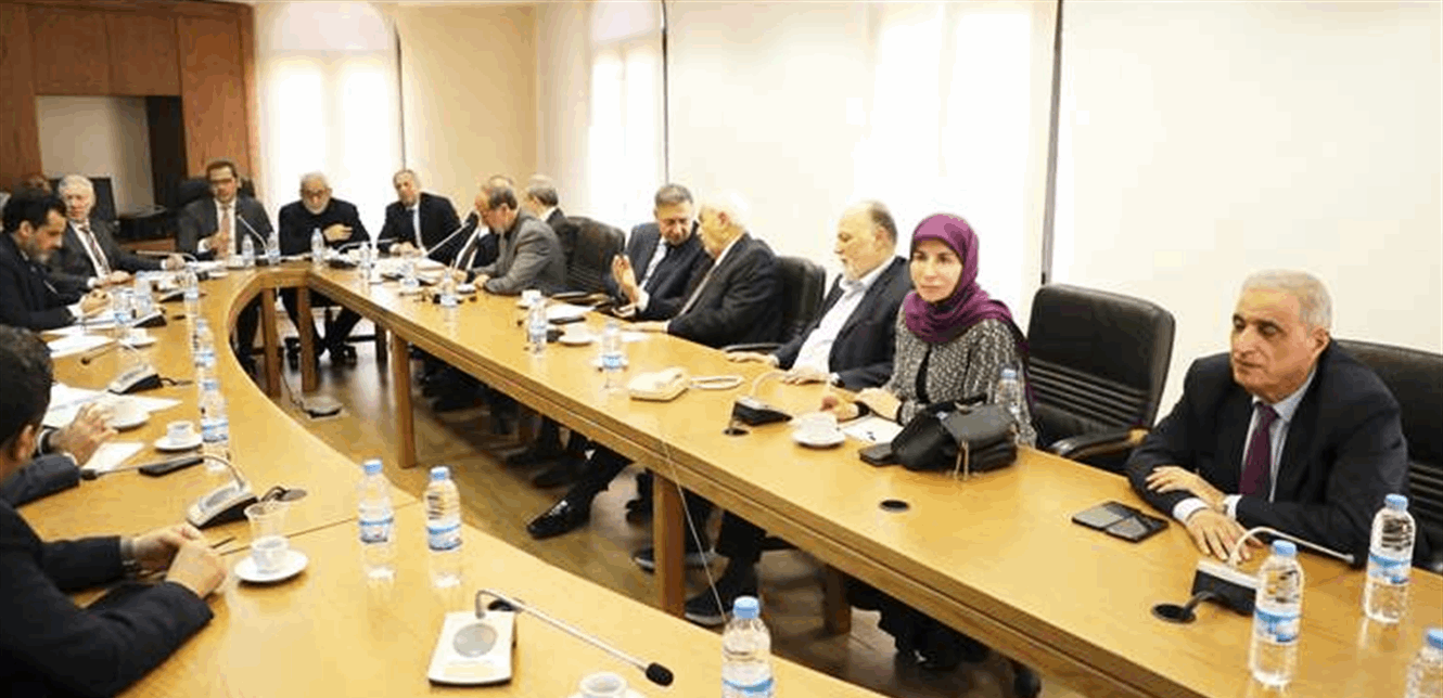 رجي التقى لجنة الشؤون الخارجية... وأطلعها على دور الديبلوماسية اللبنانية 
