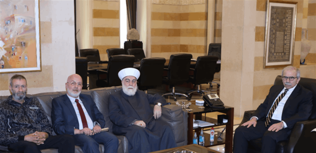 سلام استقبل مفتي طرابلس مع وفد شكره على زيارته للمدينة
