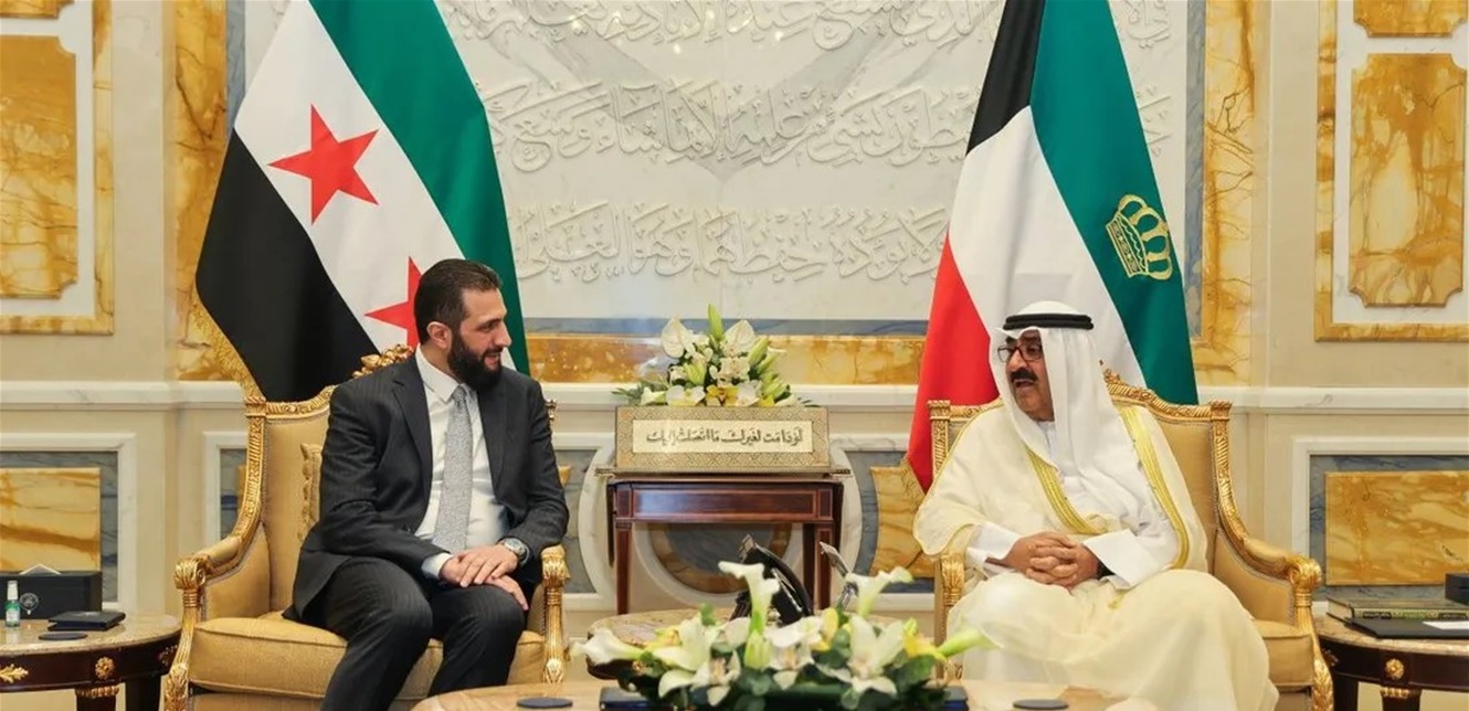 زيارة رسمية... أمير الكويت والرئيس السوري يبحثان سبل دعم العلاقات الثنائية