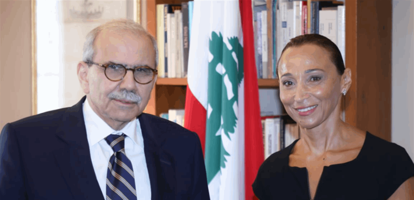 سلام استقبل المندوبة الدائمة للبنان لدى اليونسكو 
