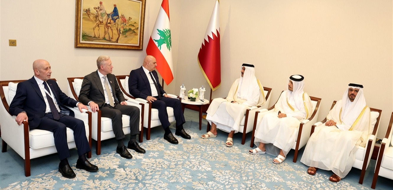 خلال زيارته أمير قطر.. هذا ما قاله عون عن الاعتداء على الدوحة