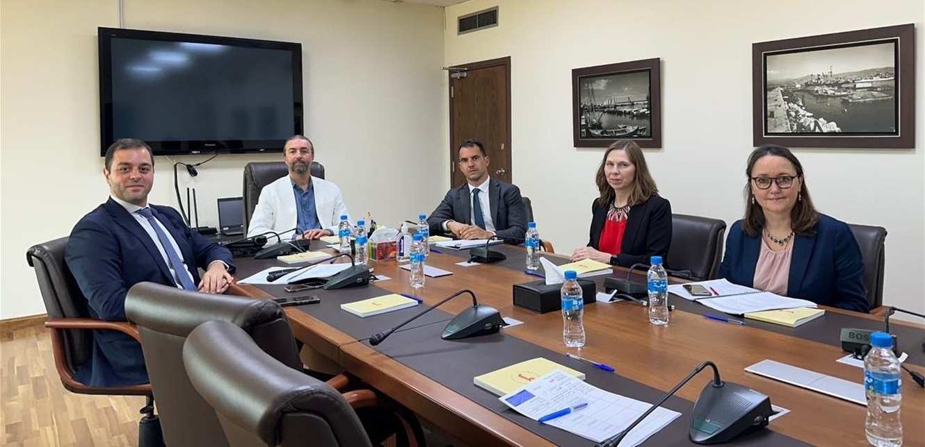 عيتاني بحث مع وفد البنك الأوروبي آفاق التعاون وتطوير مرفأ بيروت
