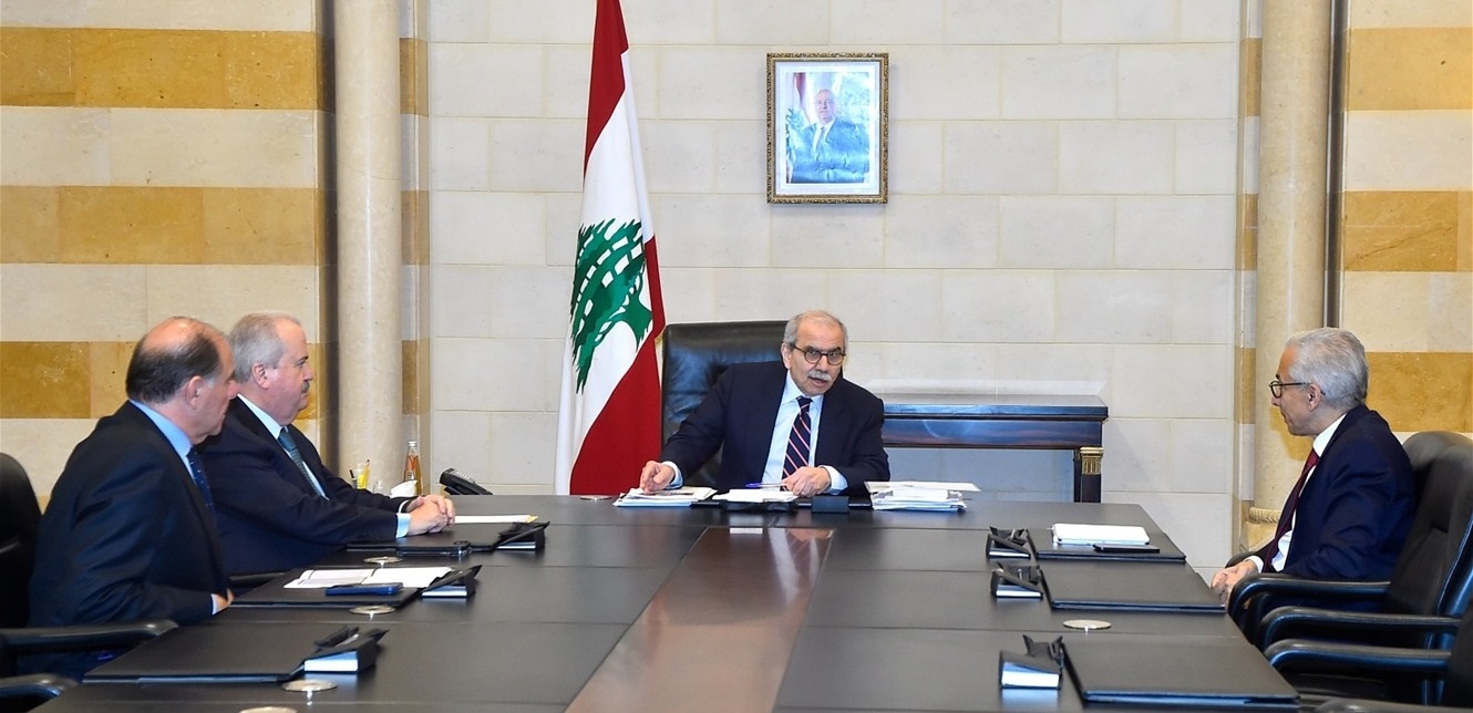 إجتماع في السرايا خُصِّص لبحث الزيارة المرتقبة للوفد اللبناني إلى واشنطن