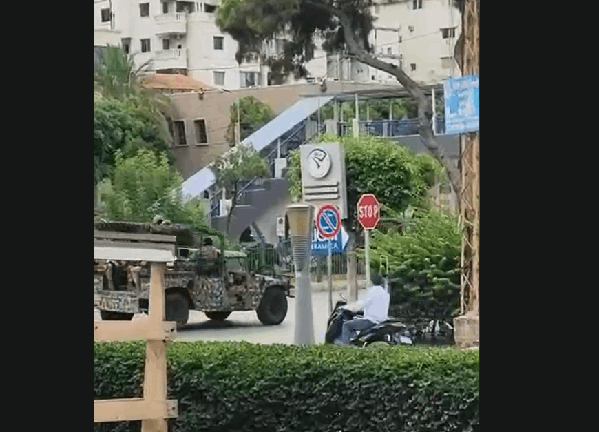 بالفيديو: انتشار للجيش في الضاحية الجنوبية وتسيير دوريات 