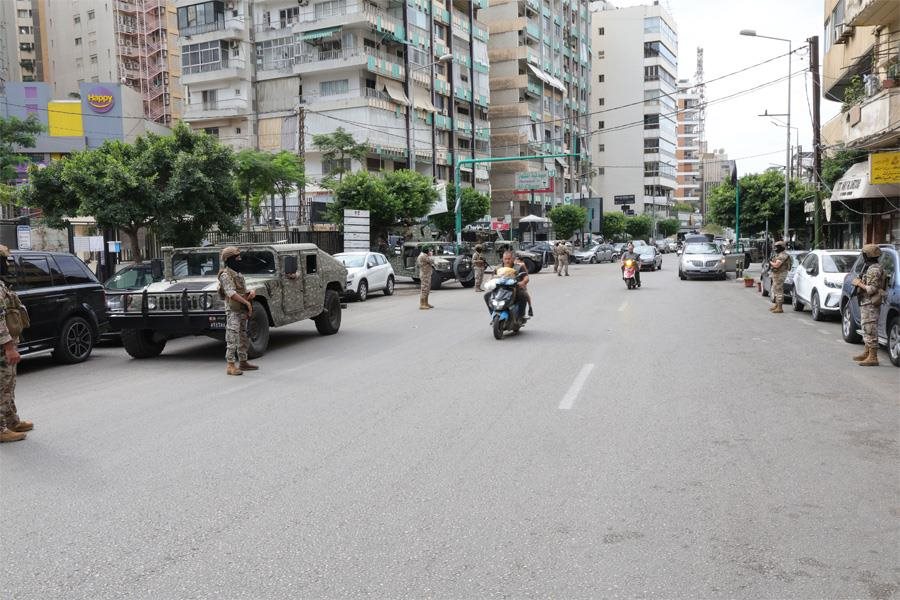بالصور.. الجيش ينتشر في الضاحية وبيروت