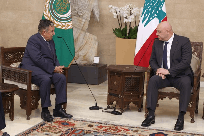 عون خلال لقائه فهمي: لبنان متمسّك بالحل الدبلوماسي على الرغم من صعوبته