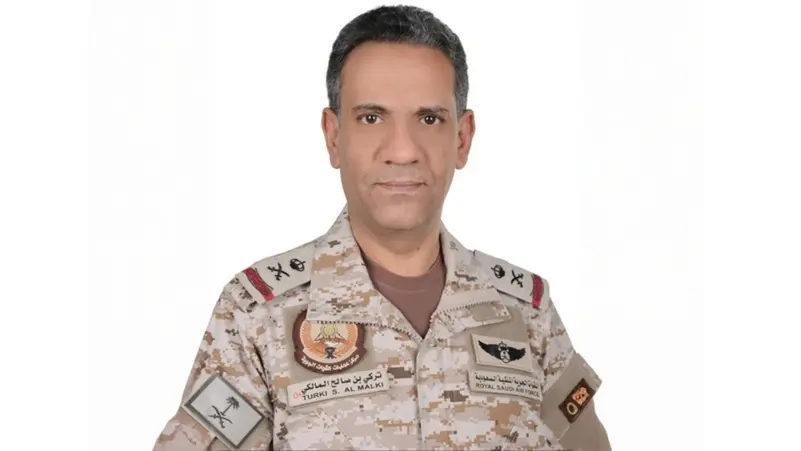 التحالف: تدمير منصة إطلاق الصاروخ الحوثي الذي استهدف الرياض