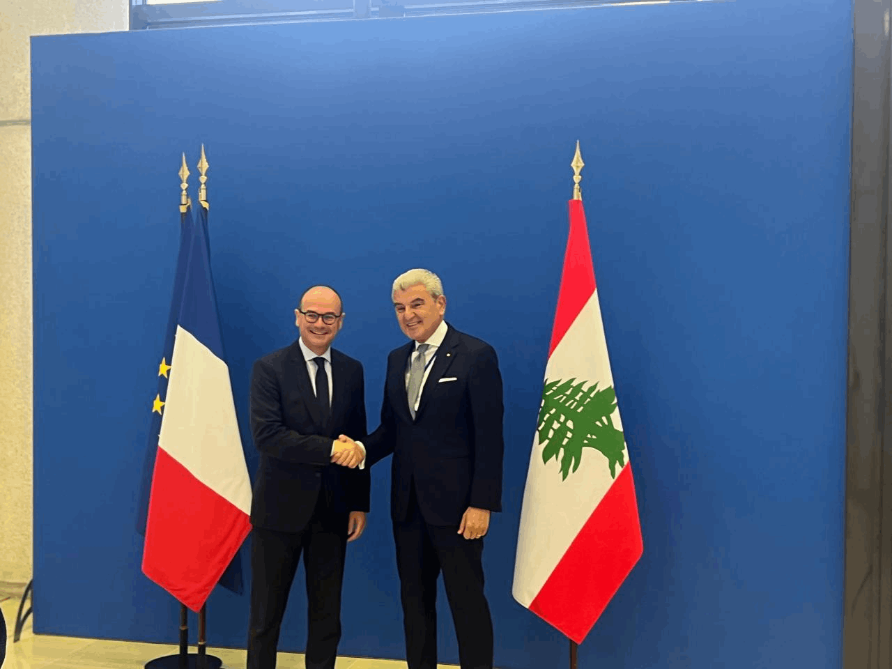  عيسى الخوري التقى نظيره الفرنسي.. بحث في تعزيز الشراكات الصناعية واستقطاب الاستثمارات إلى لبنان