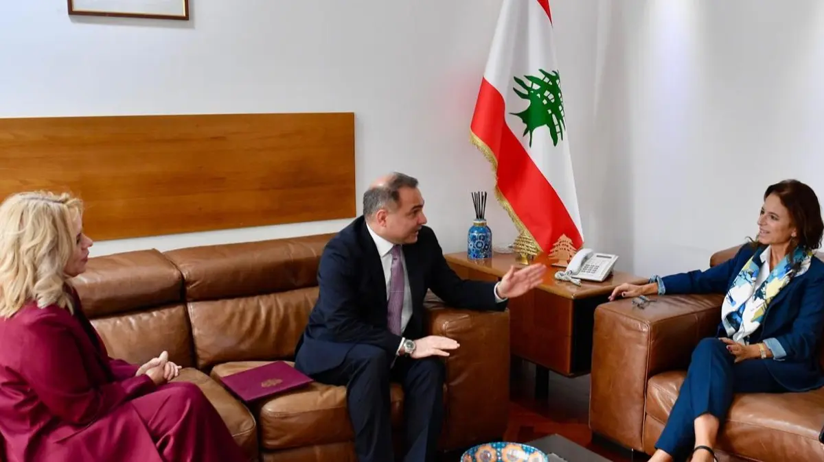 لحود بحثت مع رئيس روسليفان في التعاون السياحي بين لبنان وروسيا