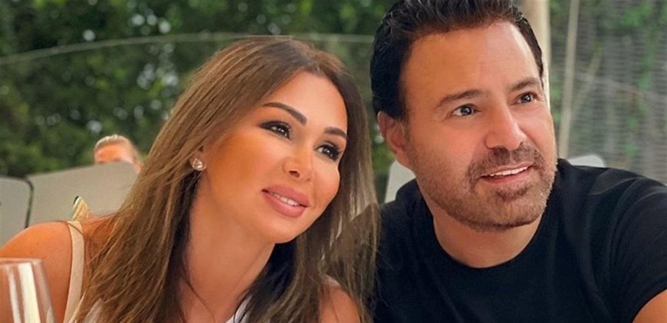 فيديو ينتشر.. عاصي الحلاني يرقص الهوارة مع زوجته كوليت