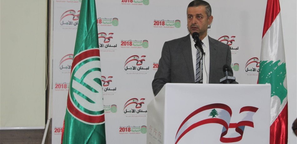 قبيسي: ثقتنا كبيرة بأهلنا في الجنوب<br/>