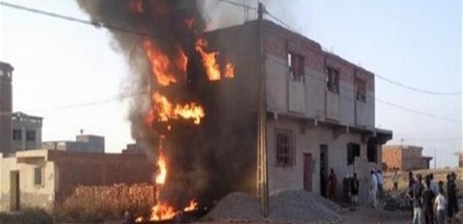 احتراق منزل في ببنين يتسبب بحالة اختناق