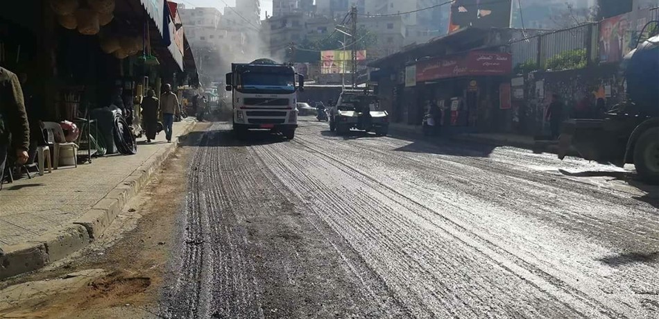 بالصورة: زحمة خانقة في طرابلس.. بسبب أعمال تزفيت