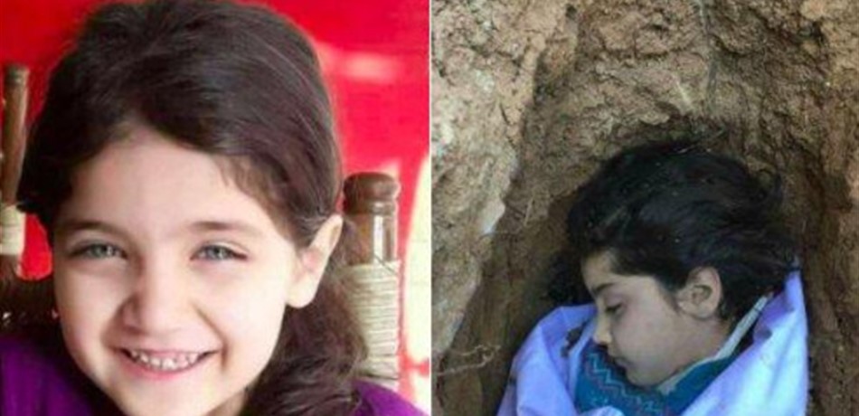 طفلة الغوطة بعينيها الزرقاوين أبكت العالم.. "أي تراب غطى وجهك؟"