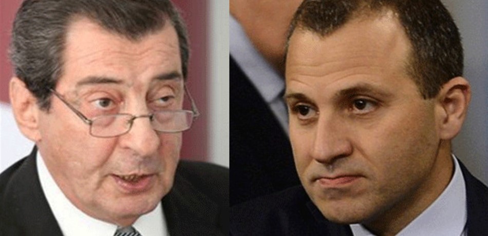 باسيل يؤكد دعم الفرزلي والحاج في الانتخابات 