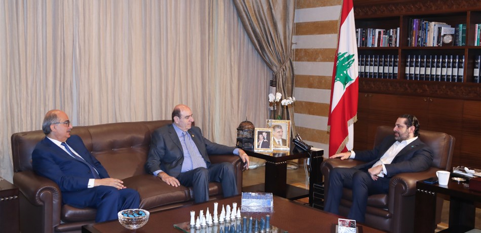 الحريري استقبل جاك تامر والمرشّح نجم 