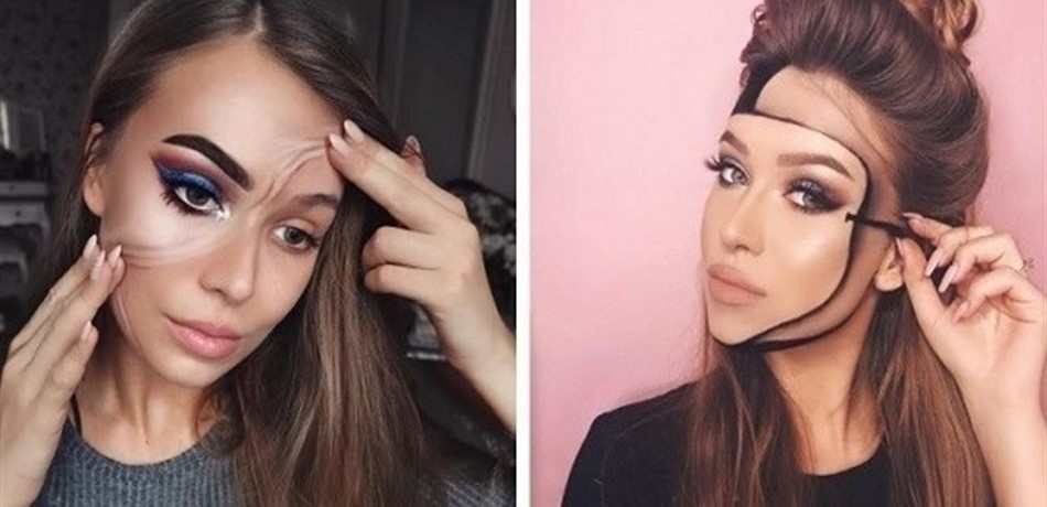 شابة تحول وجهها إلى لوحات مدهشة.. هذا ما تعتمدُ عليه<br/>