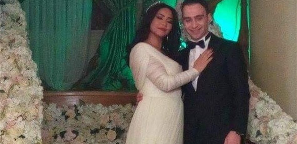 للمرة الأولى.. شاهدوا زفاف شيرين وحسام حبيب بالقاهرة!