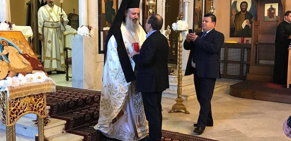 بالصور.. باسيل في دوما احتفالاً بالفصح