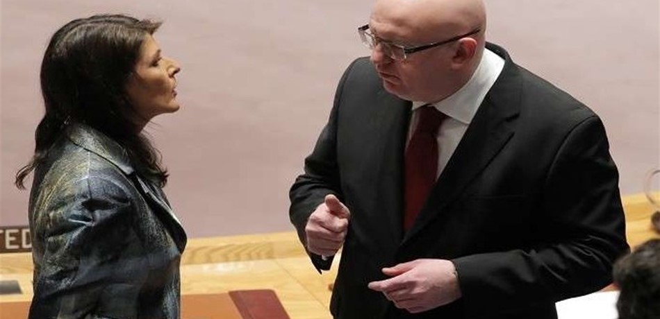 بعد القبلات مع هيلي.. المندوب الروسي يخرج عن صمته! 