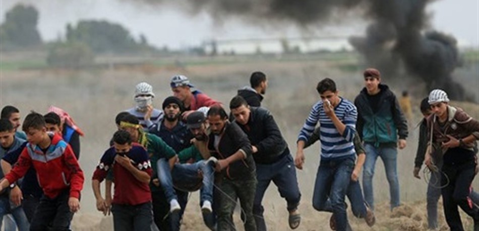 الاحتجاجات الفلسطينية: استشهاد شاب وإصابة 968 شخصاً
