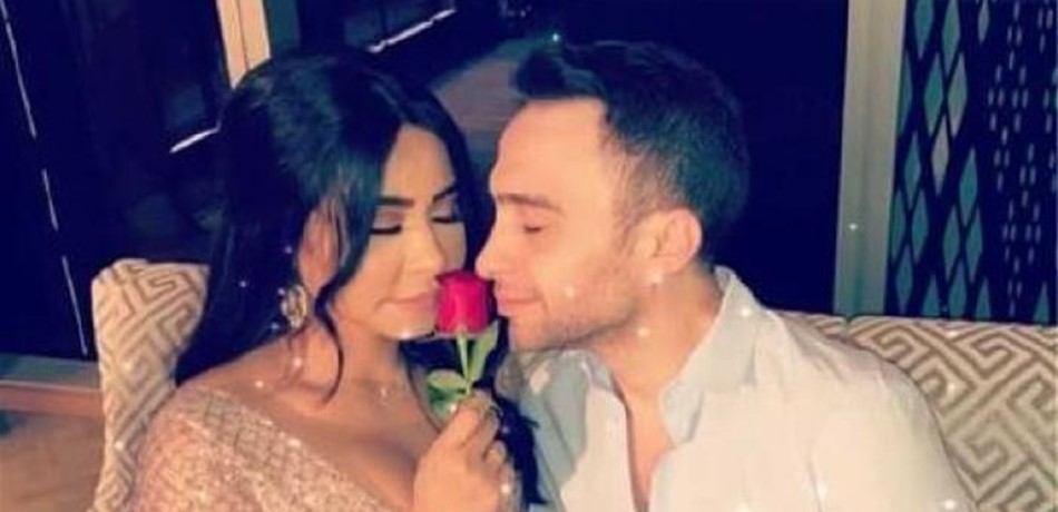 بالفيديو: شيرين وحسام حبيب.. أحضان وقبلات ورومنسية على المسرح!