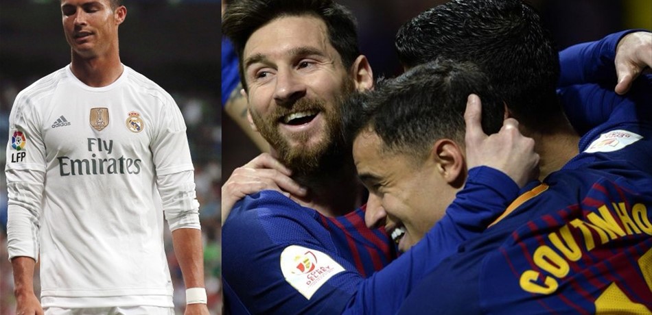 هكذا تابع رونالدو تألق برشلونة في نهائي كأس الملك