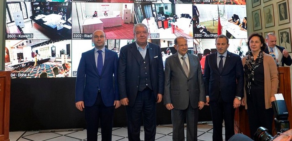 المشنوق اجتمع بالرئيس عون وباسيل في الخارجية: لم نتلق شكاوى باقتراع المنتشرين