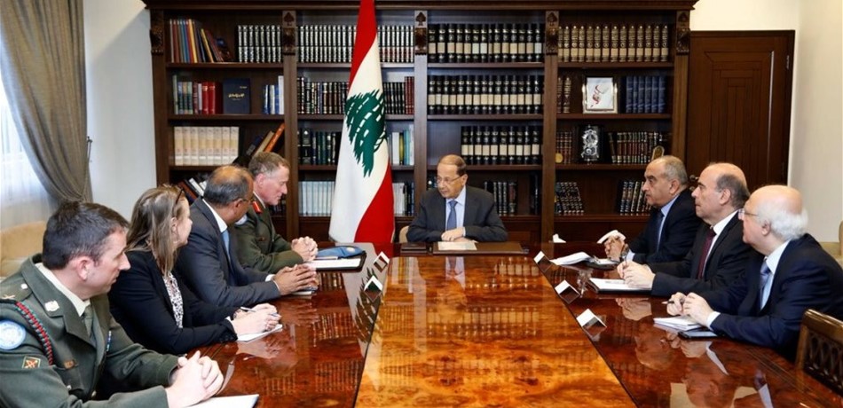 الرئيس عون استقبل قائد اليونيفيل