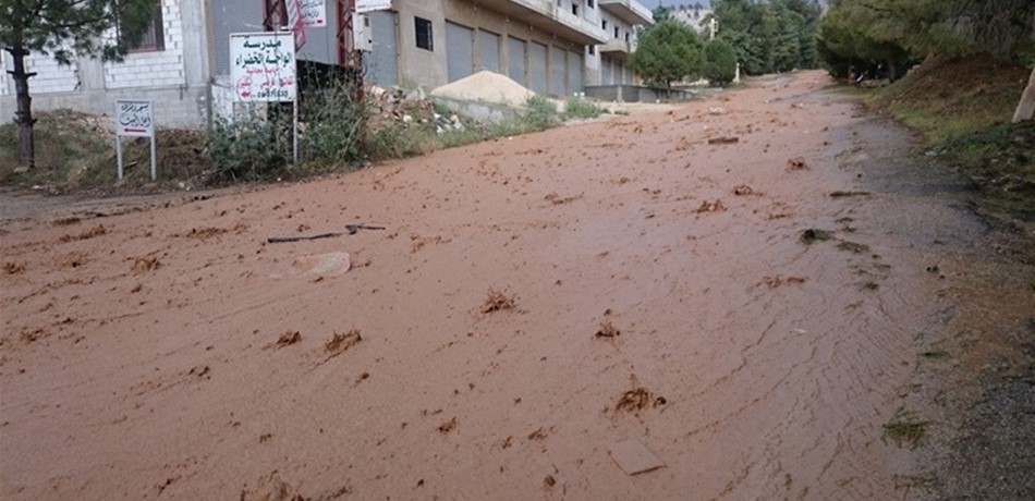 بالصورة.. أضرار فادحة بسبب "أمطار أيار" في بعلبك