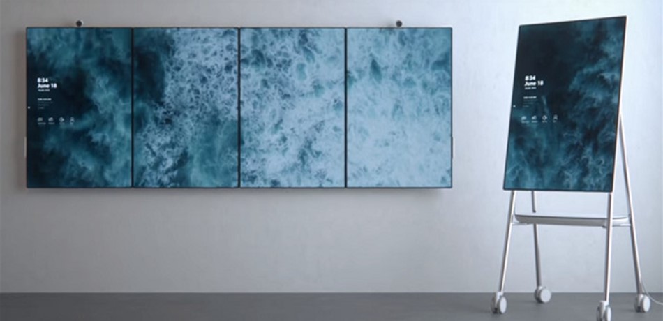 جديد "مايكروسوفت": حاسب لوحي عملاق ينافس "Jamboard"