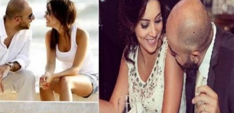 صورة رومانسية لهشام حداد وزوجته.. وهكذا "يدلّعها"!
