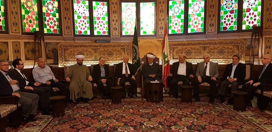 دريان عرض مع زواره أوضاعاً عامة وقضايا تهمّ العاصمة 