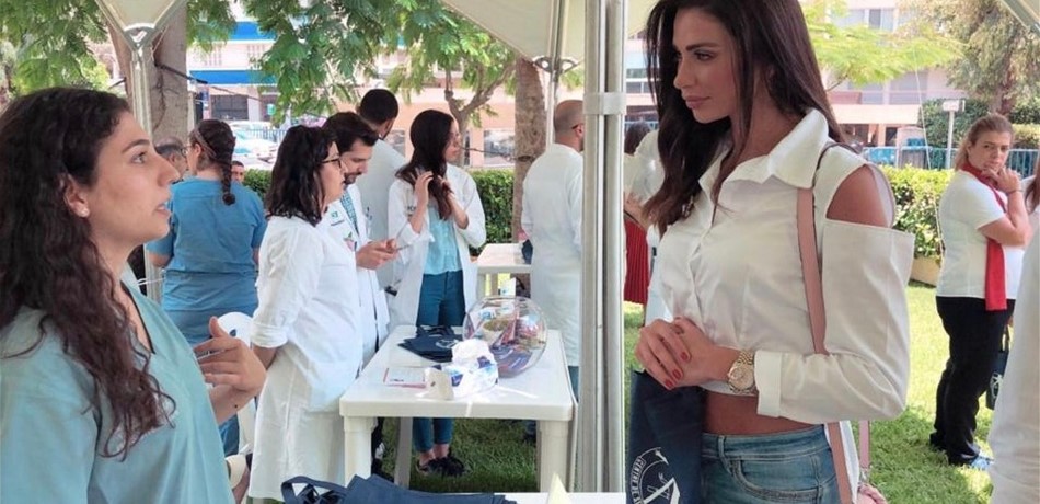 بالصور.. داليدا خليل تساهم في التوعية ضدّ التدخين لدى الحوامل