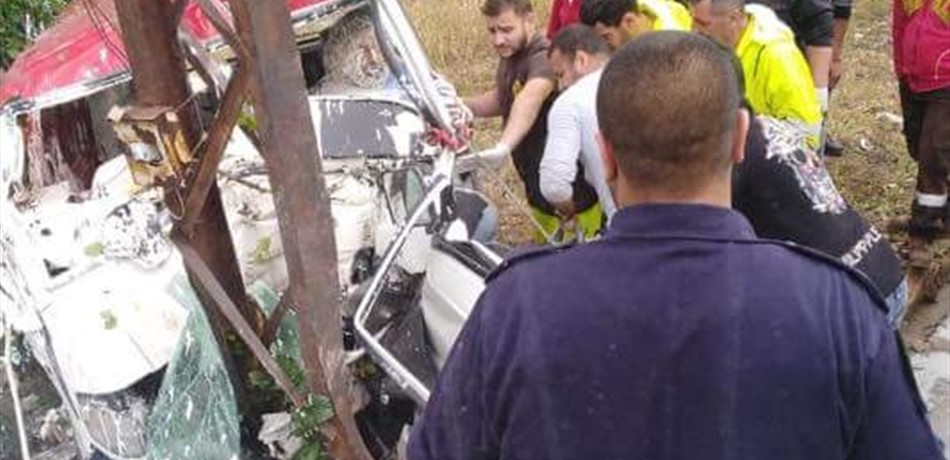 بالصورة.. جريح بحادث سير في فيطرون