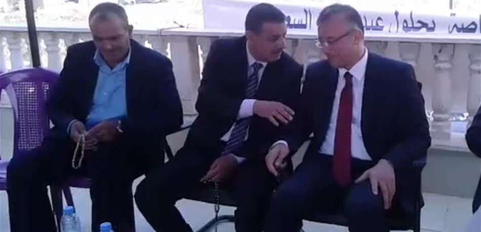 درويش استقبل المهنئين بعيد الفطر المبارك
