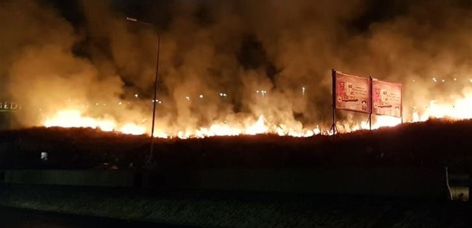 بالفيديو.. النيران تجتاح السعديات