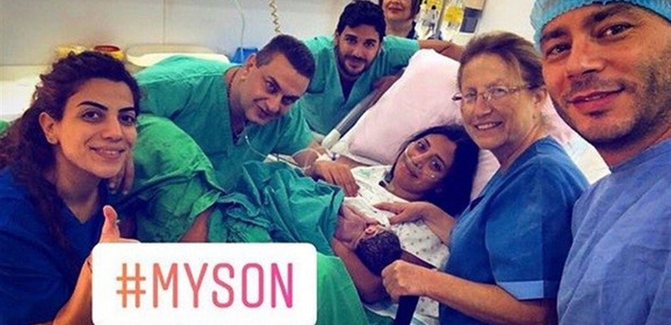 بالصورة: رودولف هلال يرزق بمولوده.. وهذه هدية ناجي الأسطا