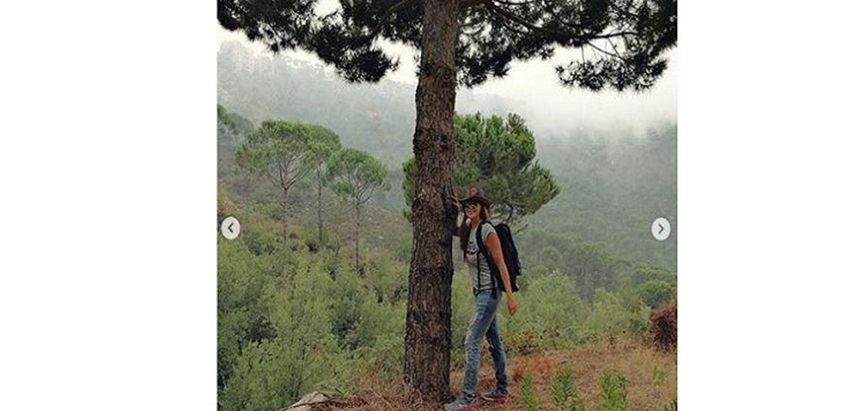 صور من عطلة كارول سماحة مع عائلتها في جبال لبنان.. وزوجها غائب