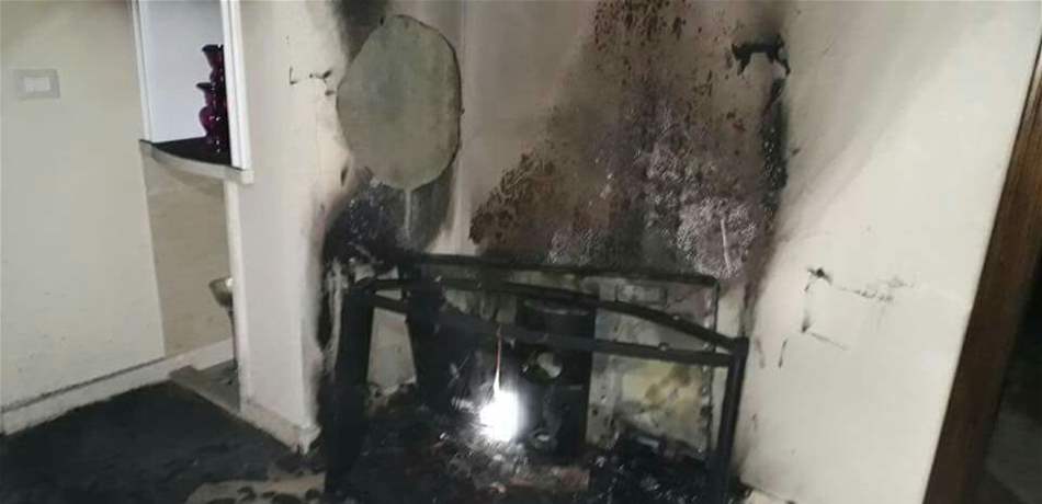 اهماد حريق داخل شقة في اهدن