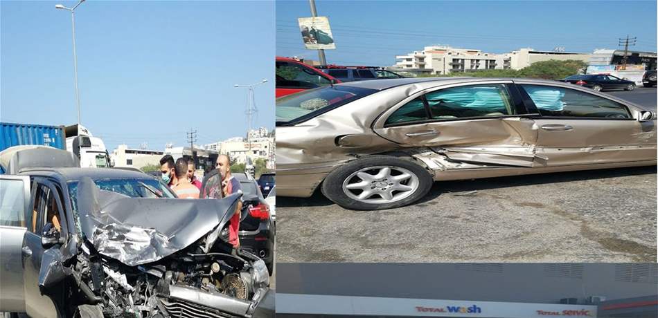 بالفيديو.. سيارة تجتاح محطة وقود في غزير!