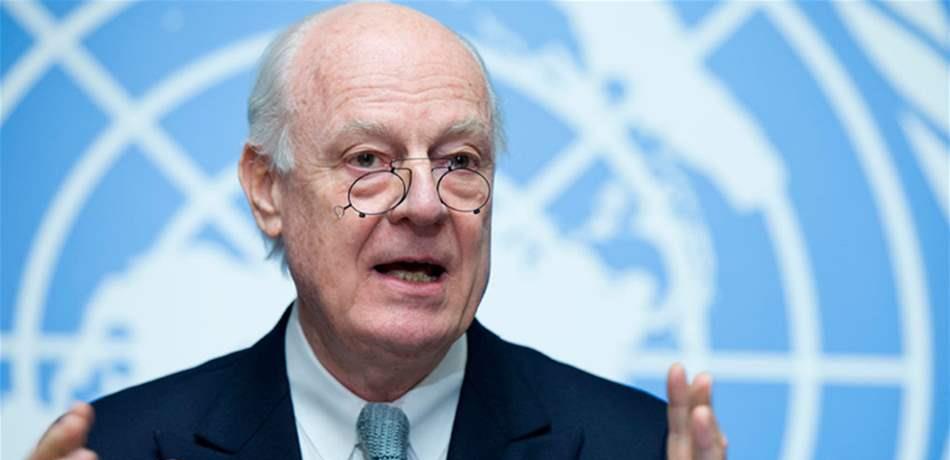 دي ميستورا: مستعدٌّ للذهاب إلى إدلب لتأمين ممرٍّ إنساني