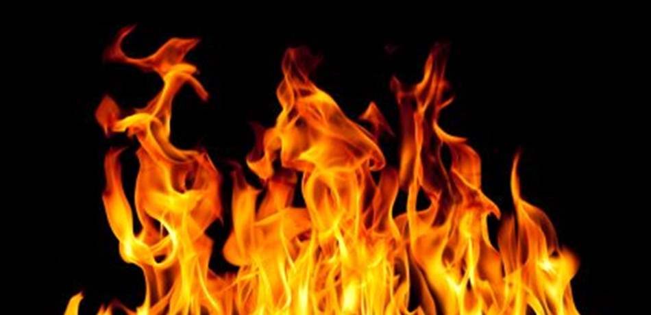 حريق في خراج القليعة التهم مساحة من اشجار الزيتون